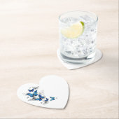 Blue Flying Butterflies Morpho Kartonnen Onderzetters (Insitu)