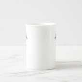 Blue Flying Butterflies Morpho Porselein Kop (Voorkant)