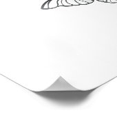 Blue Flying Butterflies Morpho Poster (Hoek)