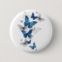 Blue Flying Butterflies Morpho