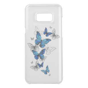 Blue Flying Butterflies Morpho Get Uncommon Samsung Galaxy S8 Plus Case