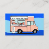 Blue Food Truck Visitekaartje (Achterkant)