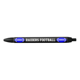 Blue Football Custom Team Name of Text Coach's Pen