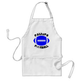 Blue Football Custom Team Name Tailgating Schort