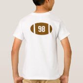 Blue Football is het nummer van My Life Touchdown T-shirt (Achterkant)