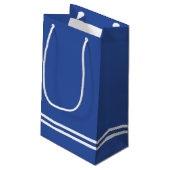 Blue Football Jersey - Sports Theme Birthday Party Klein Cadeauzakje (Achterkant Gekanteld)