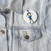 Blue Football Player Button (In situ)