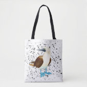 Blue Footed Bird Bobbie Canvas tas (Voorkant)