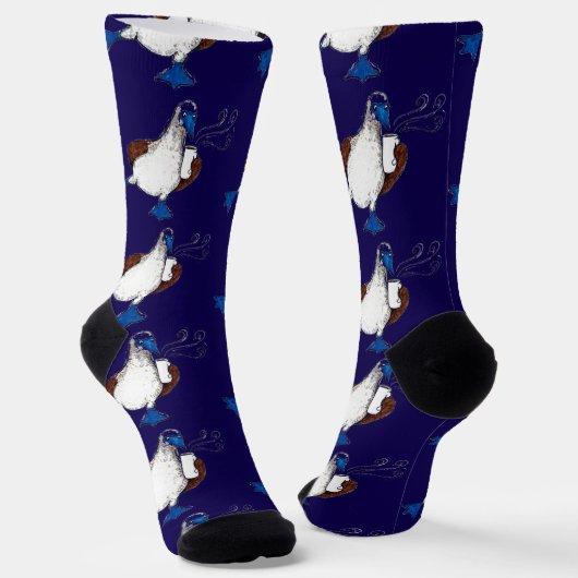 Blue Footed Bird Socks Sokken (Gebogen)