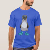 Blue Footed Booby Cartoon T-shirt (Voorkant)