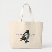 Blue Footed Booby Galapagos Grote Tote Bag (Voorkant)