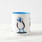 Blue Footed Booby-Mok Tweekleurige Koffiemok (Center)