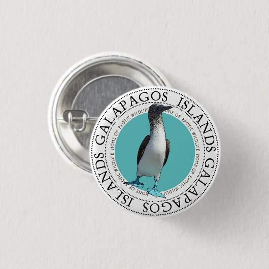 Blue Footed Booby Ronde Button 3,2 Cm (Voorkant /achterkant)