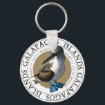Blue Footed Booby Sleutelhanger<br><div class="desc">Blauwe voorpootjes zijn de darlings van de Galapagos-eilanden met hun gekke blauwe poten. Uniek en geweldig. Het perfecte souvenir van de eilanden.</div>