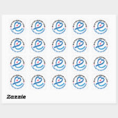 Blue for Someone I Love – Diabetes Awareness Vierkante Sticker (Vel)