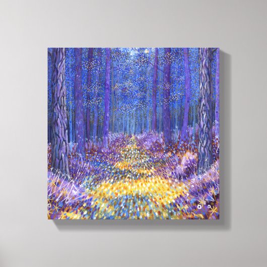 Blue Forest 2 2012 Canvas Afdruk (Voorkant)