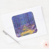 Blue Forest 2 2012 Vierkante Sticker (Envelop)