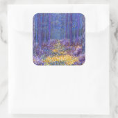 Blue Forest 2 2012 Vierkante Sticker (Tas)