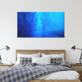 Blue Forest Fantasy Landschap Canvas Afdruk (Insitu (Slaapkamer))
