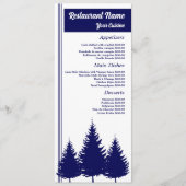 Blue Forest, Restaurant Slimline Menu (Voorkant)