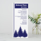 Blue Forest, Restaurant Slimline Menu (Staand voorkant)