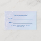 Blue Forest Trees Business Appointards Afsprakenkaartje (Achterkant)