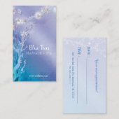 Blue Forest Trees Business Appointards Afsprakenkaartje (Voorkant / Achterkant)