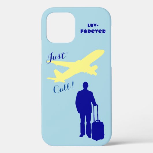 Blue Forever Luv Case-Mate iPhone Case (Achterkant)