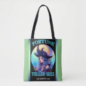 Blue Fortune Teller _ Halloween Tote Bag (Voorkant)