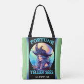 Blue Fortune Teller _ Halloween Tote Bag (Achterkant)
