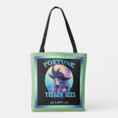 Blue Fortune Teller _ Halloween Tote Bag (Achterkant)