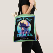 Blue Fortune Teller _ Halloween Tote Bag (Dichtbij)