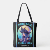 Blue Fortune Teller _ Halloween Tote Bag (Achterkant)