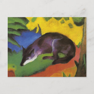 Blue Fox (van Franz Marc) Briefkaart