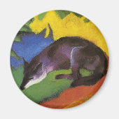 Blue Fox (van Franz Marc) Magneet (Voorkant)