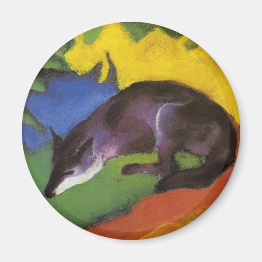 Blue Fox (van Franz Marc) Magneet (Voorkant)