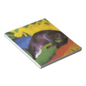 Blue Fox (van Franz Marc) Notitieblok (Schuin)