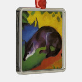 Blue Fox (van Franz Marc) Ornament van keramische  (Rechts)
