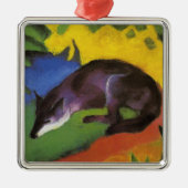 Blue Fox (van Franz Marc) Ornament van keramische  (Voorkant)