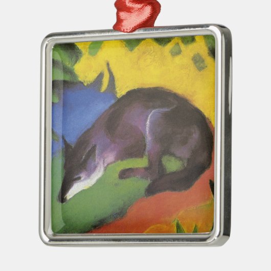 Blue Fox (van Franz Marc) Ornament van keramische  (Links)