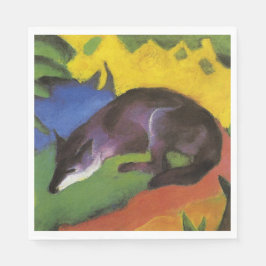 Blue Fox (van Franz Marc) Servet