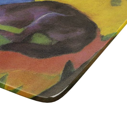 Blue Fox (van Franz Marc) Snijplank (Hoek)