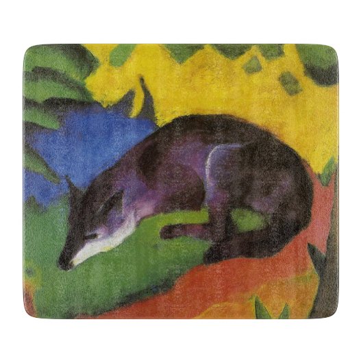 Blue Fox (van Franz Marc) Snijplank (Voorkant)