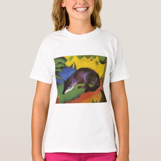 Blue Fox (van Franz Marc) T-shirt (Voorkant)