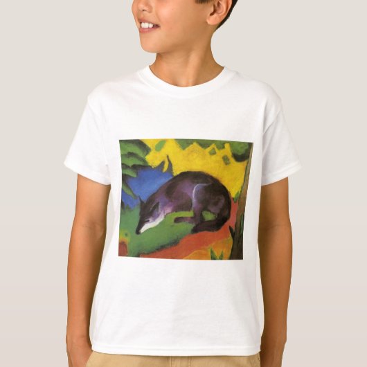 Blue Fox (van Franz Marc) T-shirt (Voorkant)