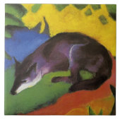Blue Fox (van Franz Marc) Tegeltje (Voorkant)