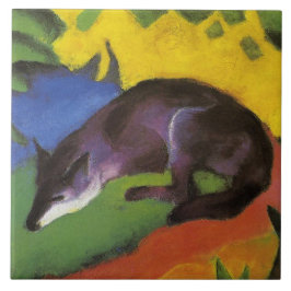 Blue Fox (van Franz Marc) Tegeltje
