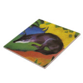 Blue Fox (van Franz Marc) Tegeltje (Zijkant)