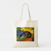 Blue Fox (van Franz Marc) Tote Bag (Achterkant)