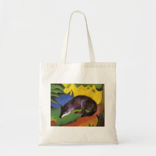 Blue Fox (van Franz Marc) Tote Bag (Voorkant)